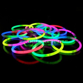 50 Pulseiras Glow  Tri-Color